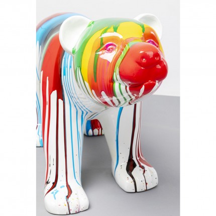 Deco polar bear paint drips XL Kare Design