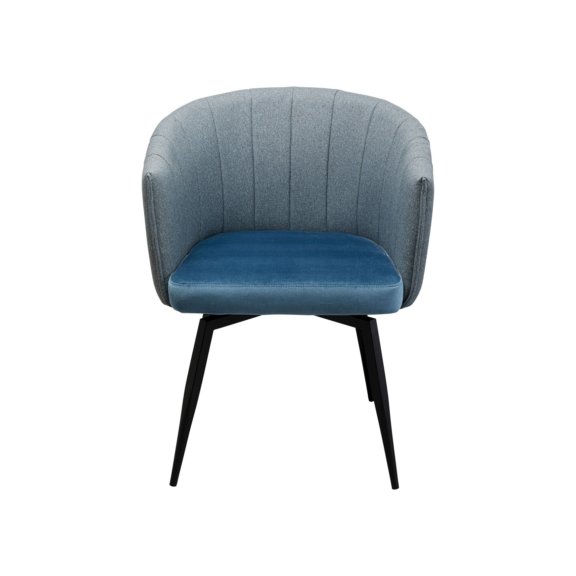 Chaise pivotante Merida bleu