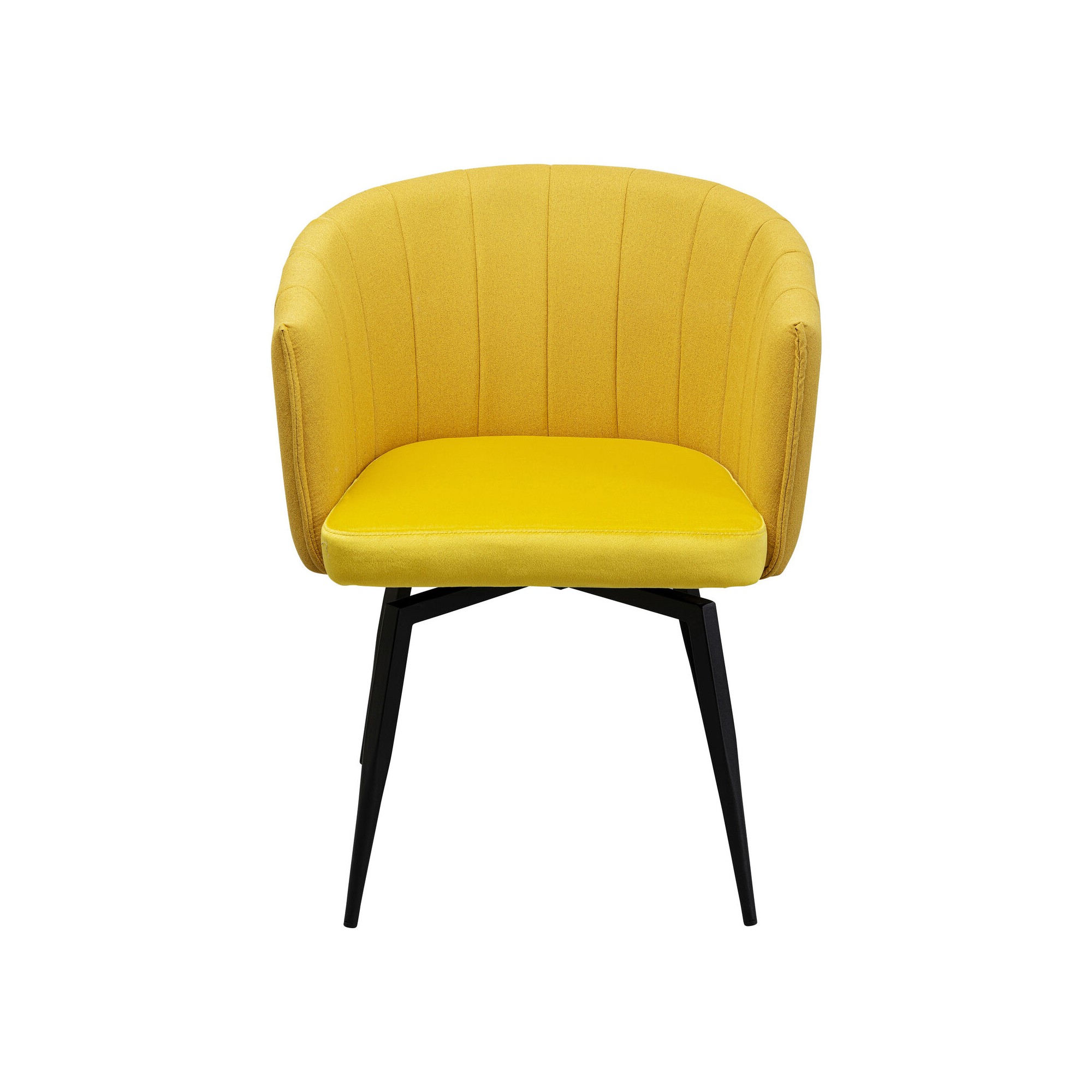 Chaise pivotante Merida jaune