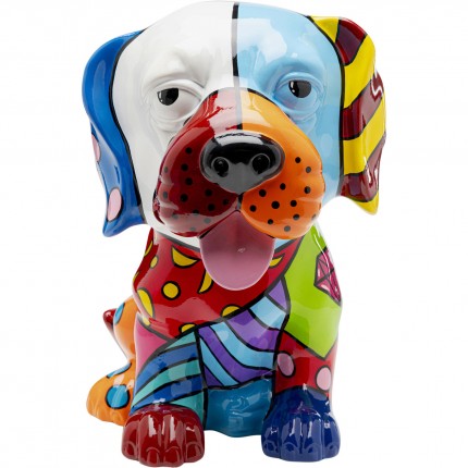 Woonaccessoires hond patchwork 35cm Kare Design