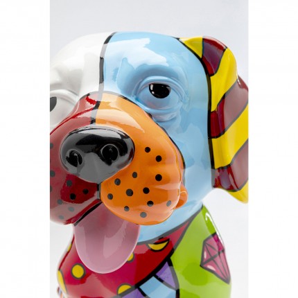 Woonaccessoires hond patchwork 35cm Kare Design