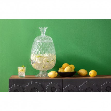 Drink dispenser Pineapple clear Kare Design