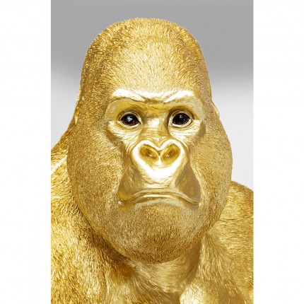 Deco gorilla XL 76cm gold Kare Design