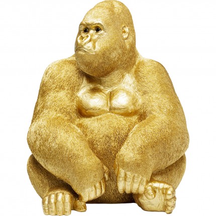 Woonaccessoires gorilla XL 76cm goud Kare Design