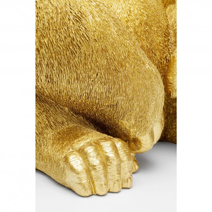 Deco gorilla XL 76cm gold Kare Design