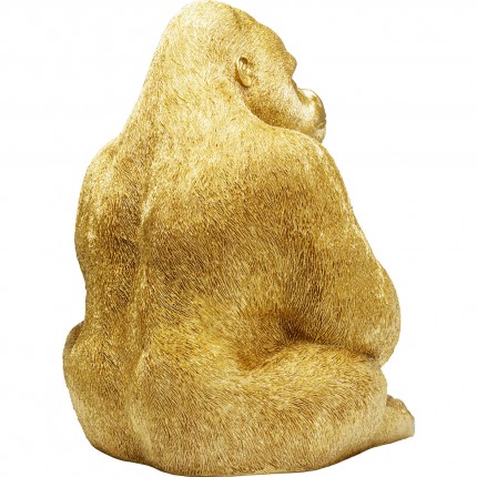 Deco gorilla XL 76cm gold Kare Design