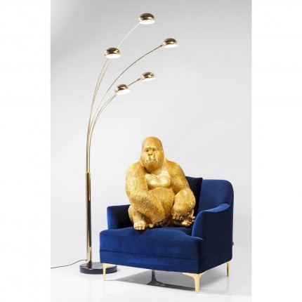 Woonaccessoires gorilla XL 76cm goud Kare Design