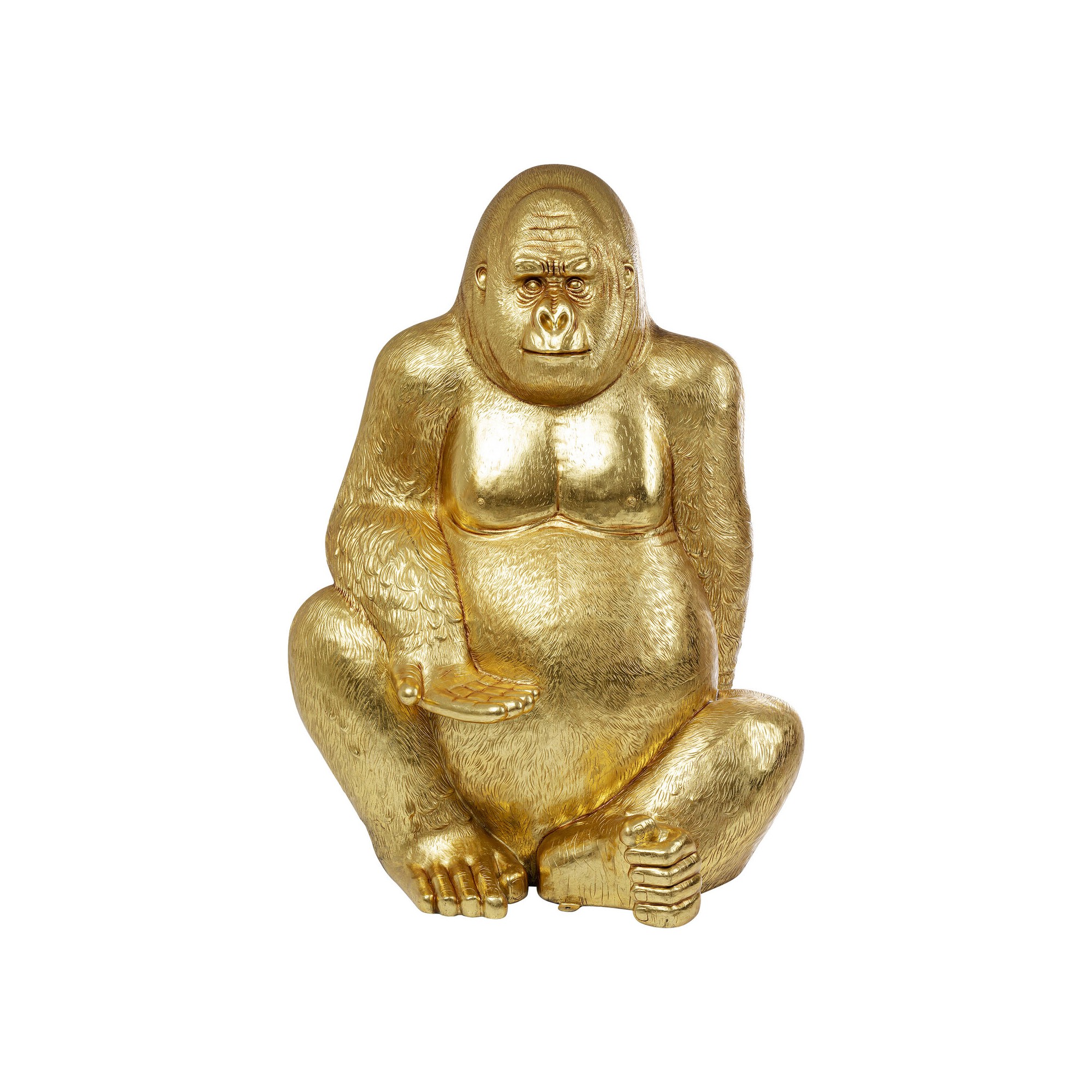 Woonaccessoires gorilla XXL 180cm goud Kare Design