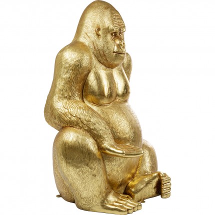 Woonaccessoires gorilla XXL 180cm goud Kare Design