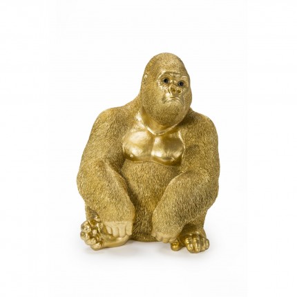 Deco gorilla 39cm gold Kare Design