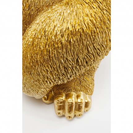 Deco gorilla 39cm gold Kare Design