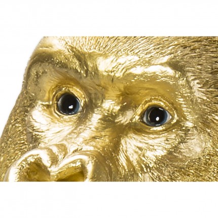 Deco gorilla 39cm gold Kare Design