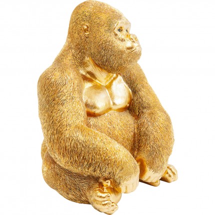 Deco gorilla 39cm gold Kare Design