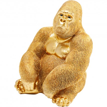 Deco gorilla 39cm gold Kare Design