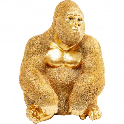 Deco gorilla 39cm gold Kare Design