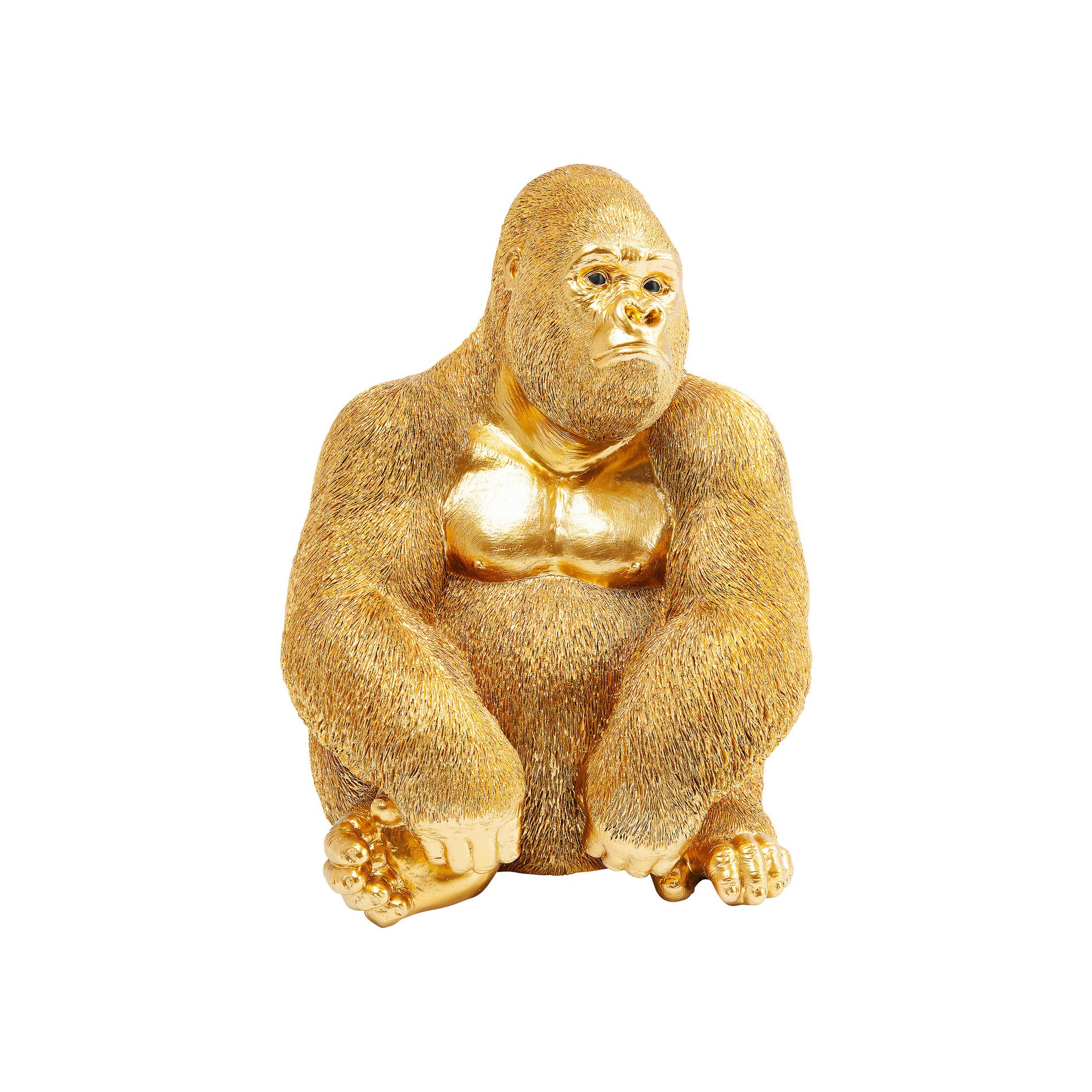 Deco gorilla 39cm gold Kare Design