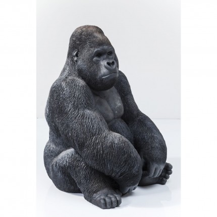 Decoratie Monkey Gorilla Side XL Zwart Kare Design