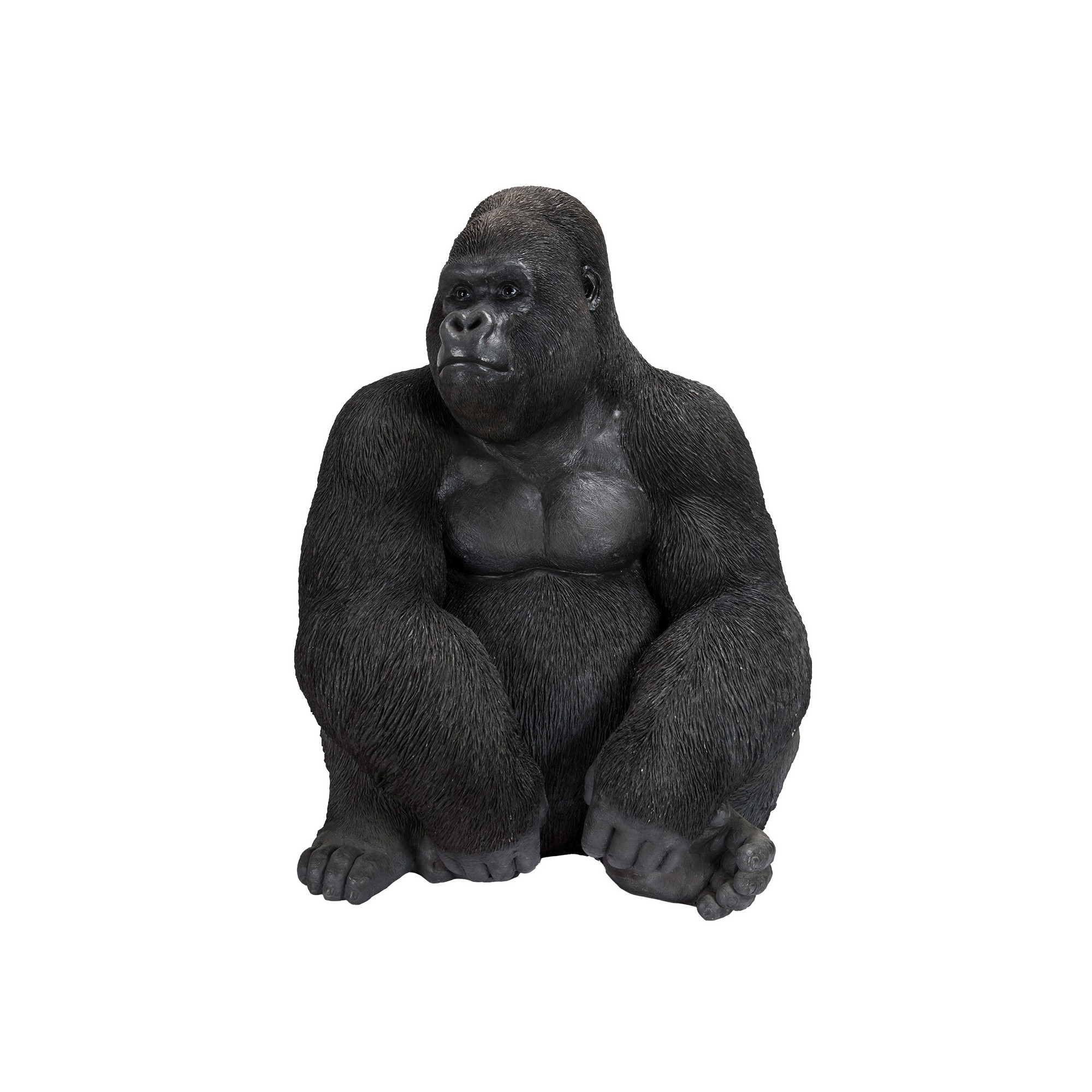 Woonaccessoires gorilla XL 76cm zwart Kare Design