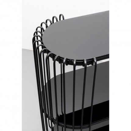 Console Wire 81x37cm black Kare Design