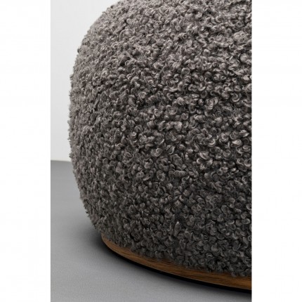 Stool Pebble Boucle 81cm grey Kare Design