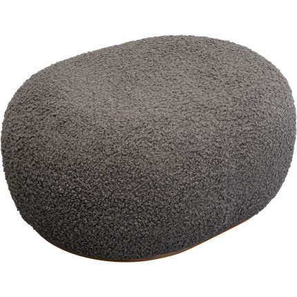 Kruk Pebble Boucle 81cm grijs Kare Design