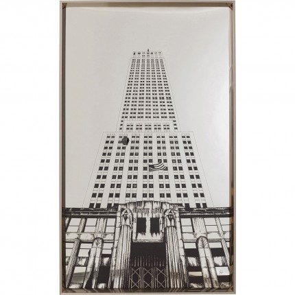 Picture Mirror Empire State 77x130cm Kare Design