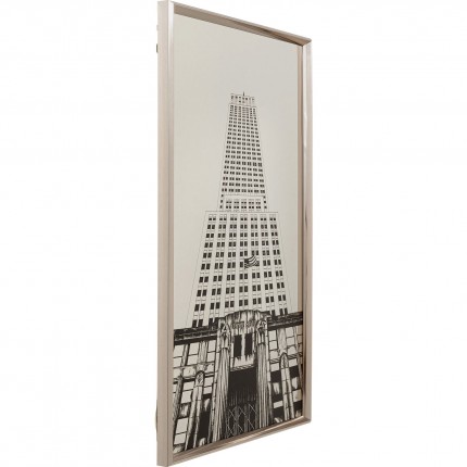 Schilderij Spiegel Empire State 77x130cm Kare Design