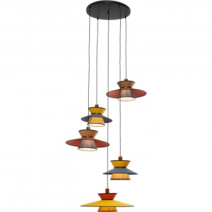 Hanglamp Riva 5 Kare Design