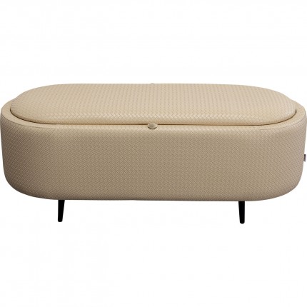 Storage bench Venezia cream Kare Design