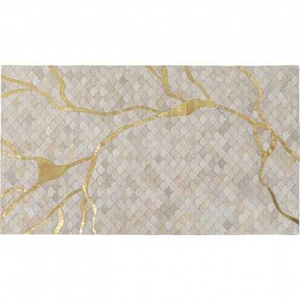 Vloerkleed Fulmine creme 240x170cm Kare Design