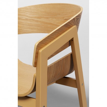 Chair with armrests Biarritz nature Kare Design