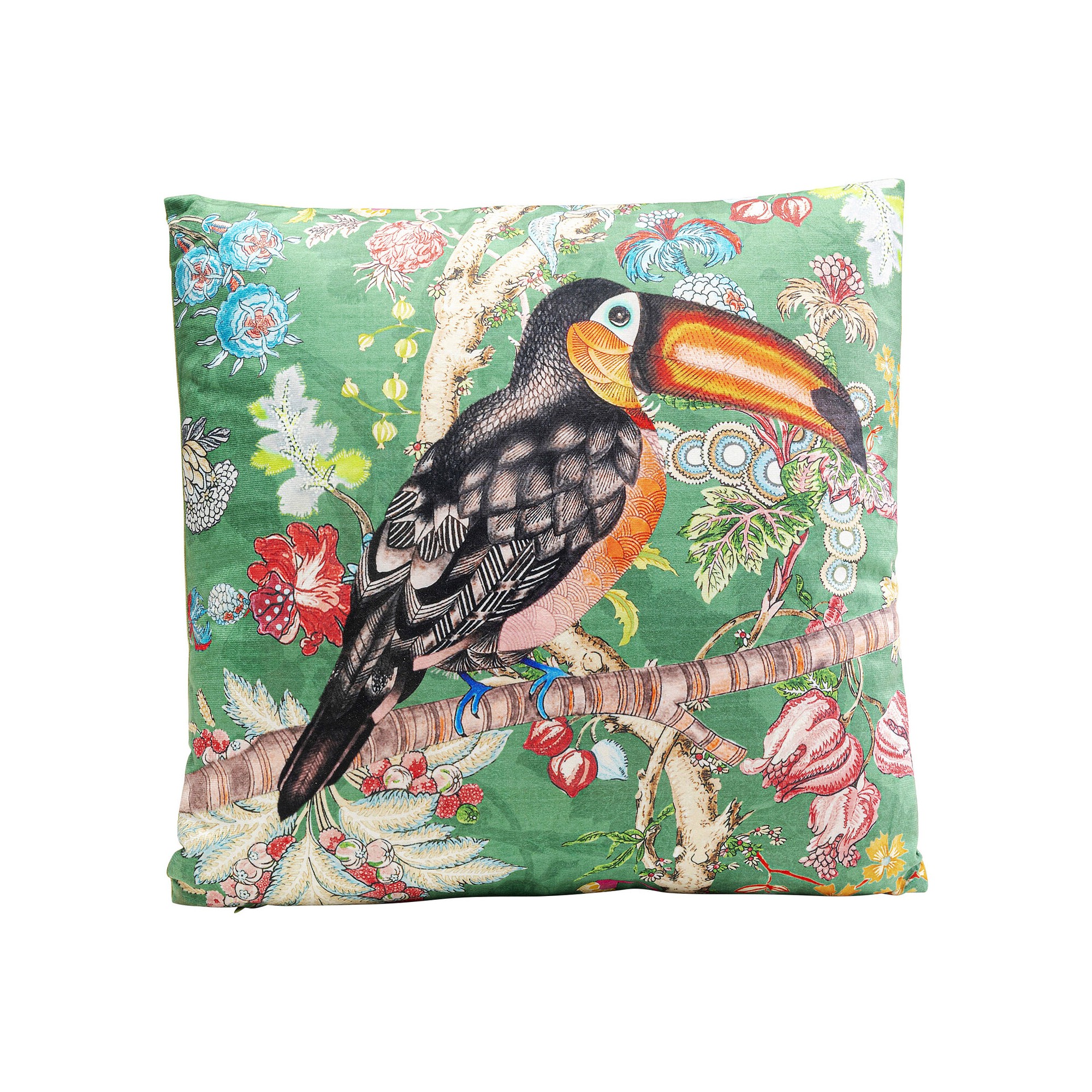 Coussin Jungle Toucan 43x43cm