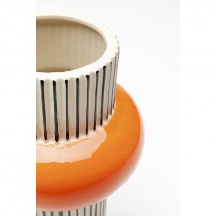 Vase Calabria orange 28cm Kare Design