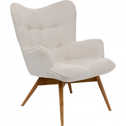 Fauteuil Vicky creme Kare Design