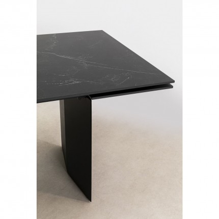 Extension Table Novel 180x90cm black Kare Design