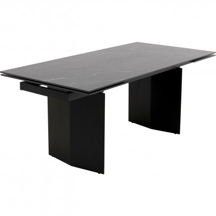 Extension Table Novel 180x90cm black Kare Design