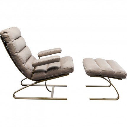 Fauteuil en Voetensteun Novel Kare Design