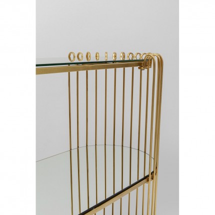 Console Wire 81x37cm messing Kare Design