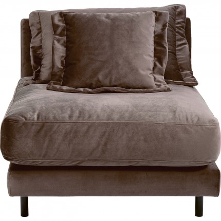 Sofa Element Lullaby fluweel taupe Kare Design