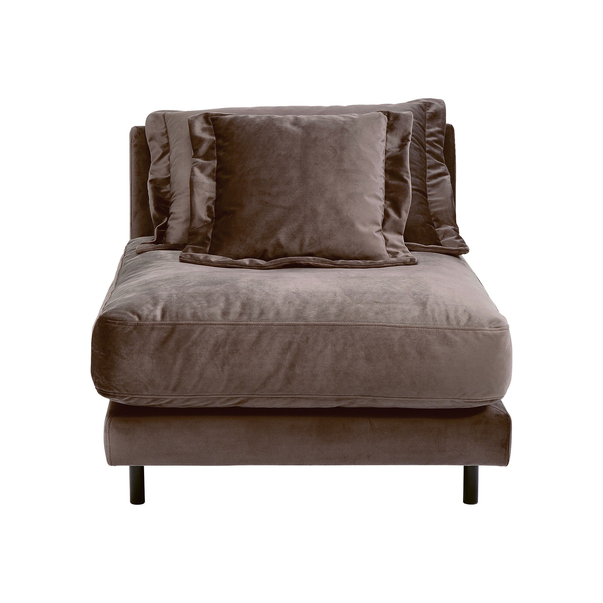 Sofa Element Lullaby fluweel taupe Kare Design