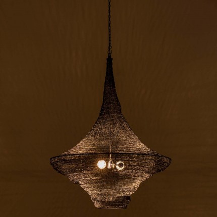 Pendant Lamp Cocoon 89cm black Kare Design