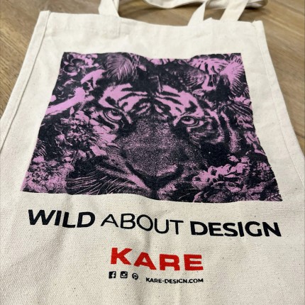 Katoenen Tas Wild About Design 30x40cm Kare Design