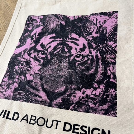 Katoenen Tas Wild About Design 30x40cm Kare Design