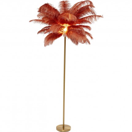 Floor Lamp Feather 165cm red Kare Design