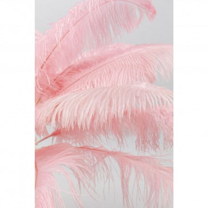 Table lamp feathers pink Kare Design