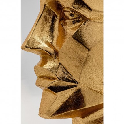 Bookend Face gold (2/Set) Kare Design