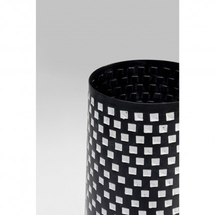 Vase Squares black and white 40cm Kare Design