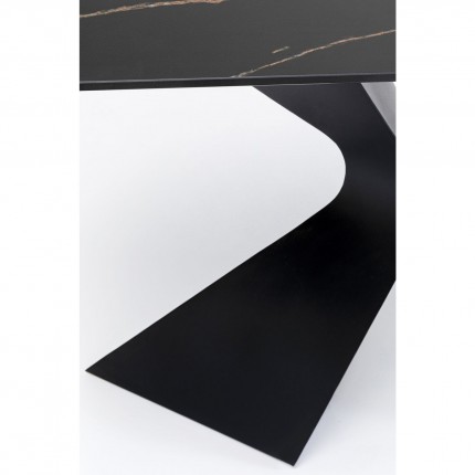 Console Gloria zwart 140x45cm Kare Design