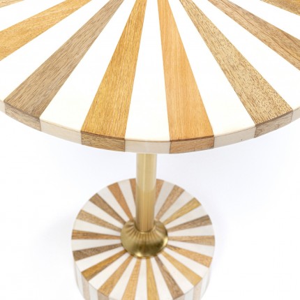 Side Table Domero Cirque Ø40cm Gold White Kare Design