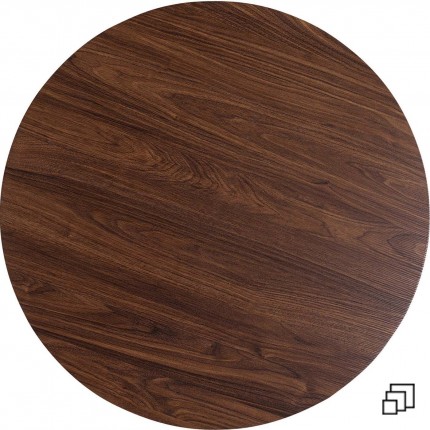 Table Top Schickeria walnut Kare Design